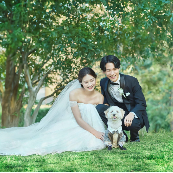 大切な家族”ペット”の参列もOK☆