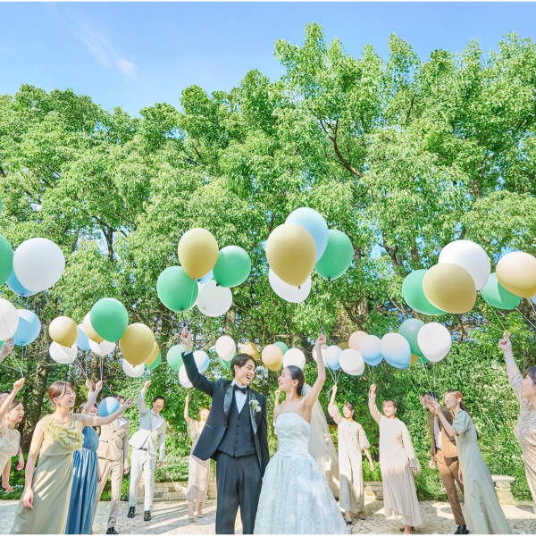 バルーンリリースも人気の演出