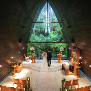 チャペル上部からの撮影もバッチリです！|箱根の森高原教会・ホテルグリーンプラザ箱根の写真(38512434)