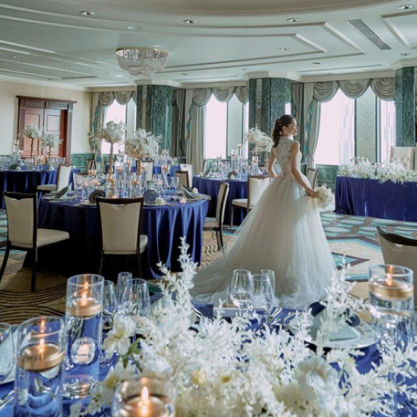 開放感のある披露宴会場もご用意♪