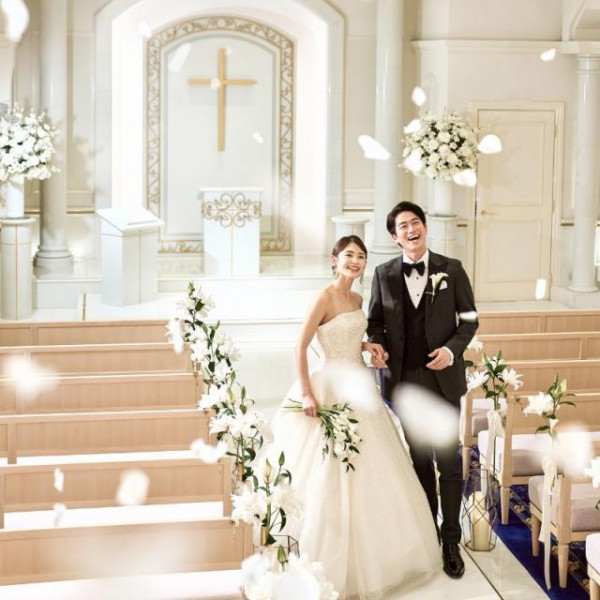 挙式会場は3つから選べる◎