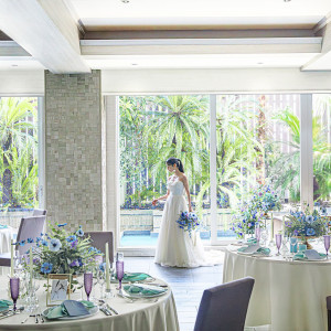 コンセプトはMachi リゾート。「BLOOM GARDEN」はみんなの笑顔が花咲くガーデン。ゲスト同士のきずなも深まり、笑顔が花開く、非日常のおもてなしを提供します|ラヴィール岡山の写真(54395489)