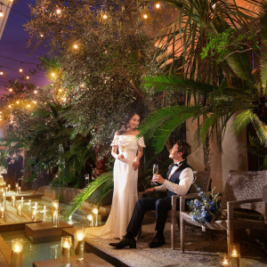 夜になるとまた違う雰囲気での一面が楽しめます。|ラヴィール岡山の写真(54395155)