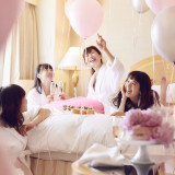 結婚式前夜、大切なお友達だけでの女子会♪