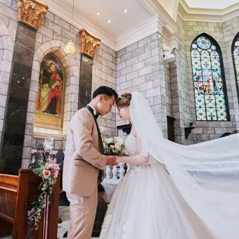 チャペル内にて