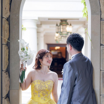 チャペル前広場にて