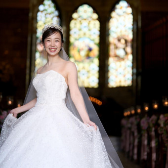 チャペル・白ドレスにて