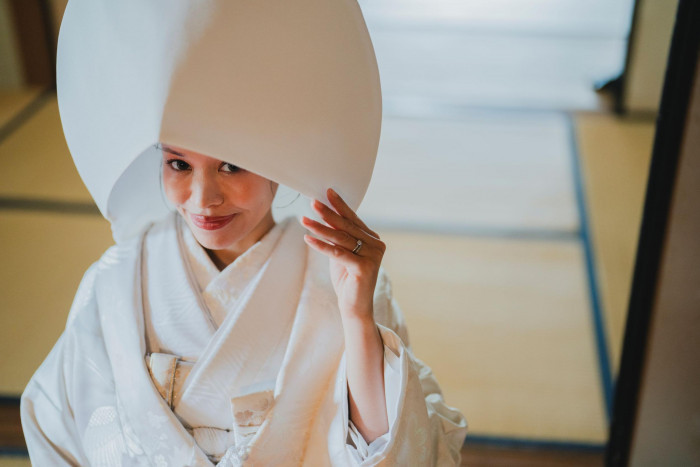 和装・白無垢にて