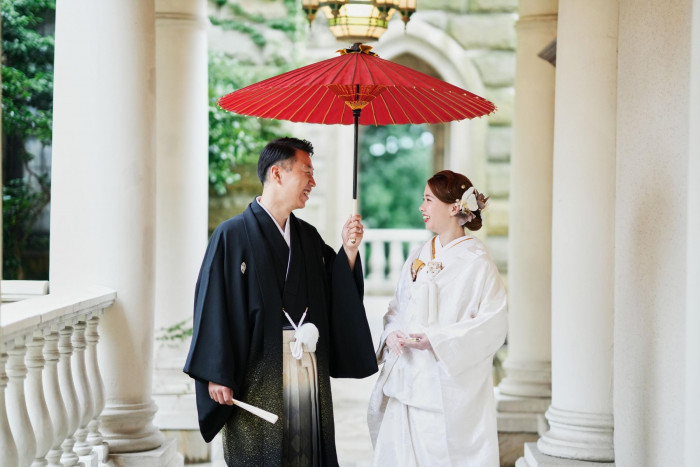 和装・白無垢にて