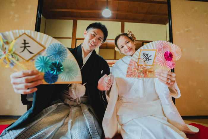 和装・白無垢にて