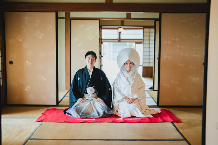 和装・白無垢にて