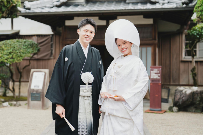 和装・白無垢にて