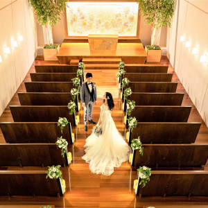 本物の結婚式を行うためにつくられた空間|京都ブライトンホテルの写真(30402260)