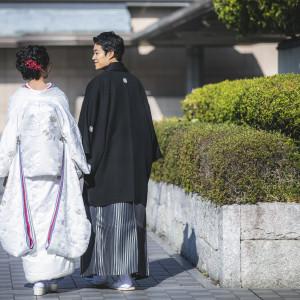 前撮り撮影で京都市内にロケーション撮影に行かれるおふたりも♪|京都ブライトンホテルの写真(12258150)