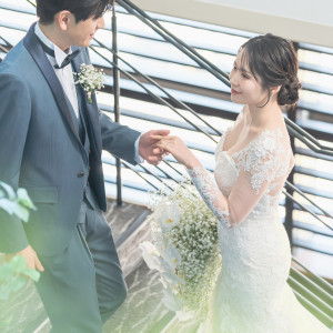 館内に入るとそこですべてが完結する、全天候型の結婚式場です。|マリアージュグランデの写真(48058847)