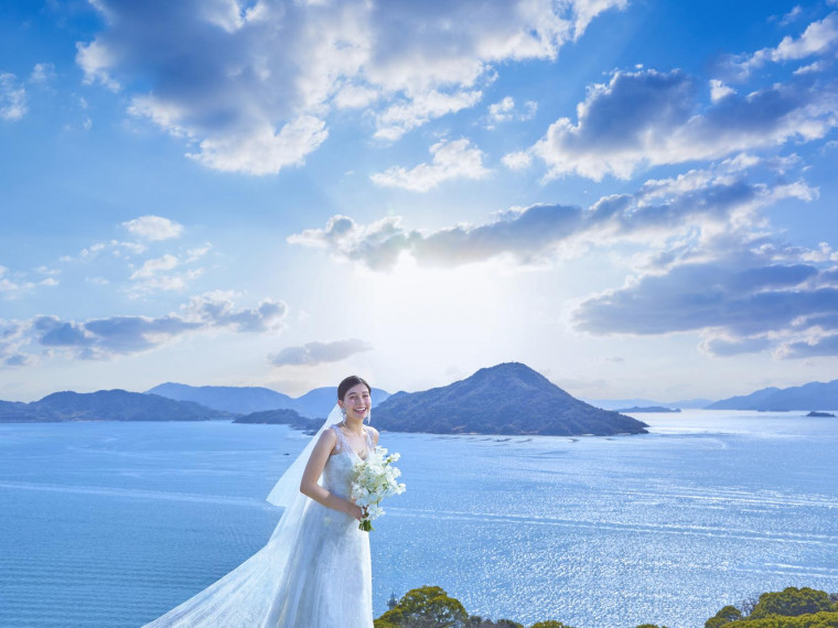 瀬戸内海の多島美を臨むロケーション