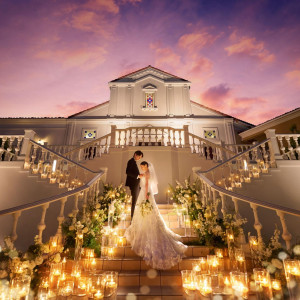 ロマンティックなナイトウエディング|アニヴェルセル 大宮の写真(57161795)