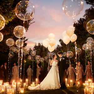 ロマンティックなナイトウエディング|アニヴェルセル 大宮の写真(55188237)