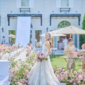 ゲストと一緒に楽しめるガーデンデザートビュッフェ|アニヴェルセル 大宮の写真(55188249)