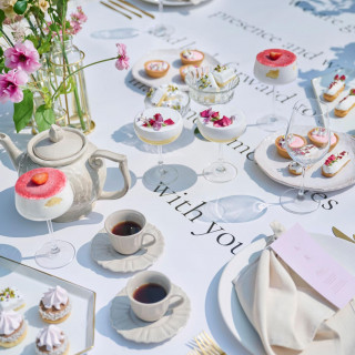 天気に関係なくデザートビュッフェができる