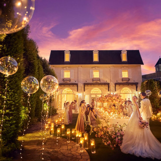 邸宅に隣接するガーデンでロマンチックウエディングも叶う