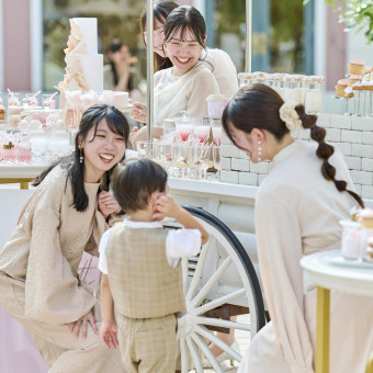 ジェラートワゴンも登場♪パーティが始まる前からワクワクしちゃう！