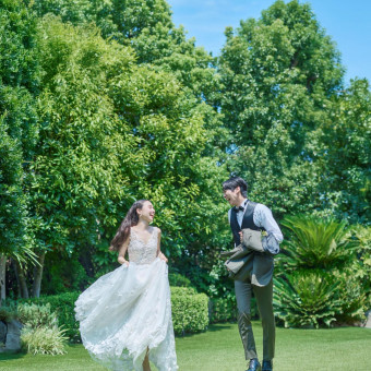 堅苦しくなくリラックスしたパーティをご希望なら、ガーデンでの時間をたっぷりとって!