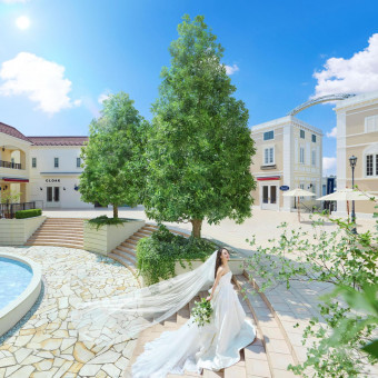 広場もロケーション撮影