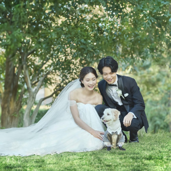 大切なペットも結婚式に参加できる