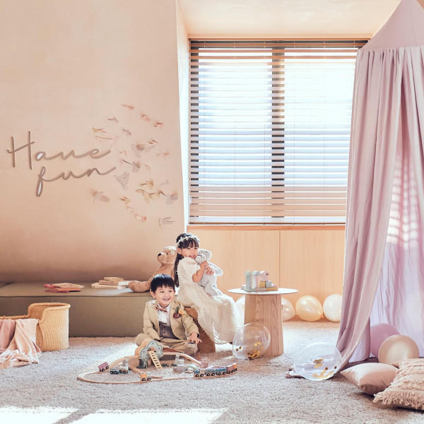 打合せではプレイマットが敷かれた個室やベビーベットもご用意