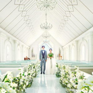 PREMIUM【最大120万優待&松阪牛試食】純白チャペル☆花嫁体験