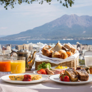 口コミでも評判の朝食バイキング。鹿児島の恵みを味わう、心満たされる朝