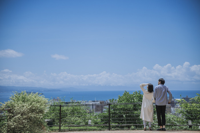 桜島や錦江湾に加えて生まれ育った街並みを眺められるのも城山ならでは