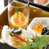 器にも和のテイストを取り入れた横浜迎賓館ならではの逸品。フェアの試食会で味わえる!