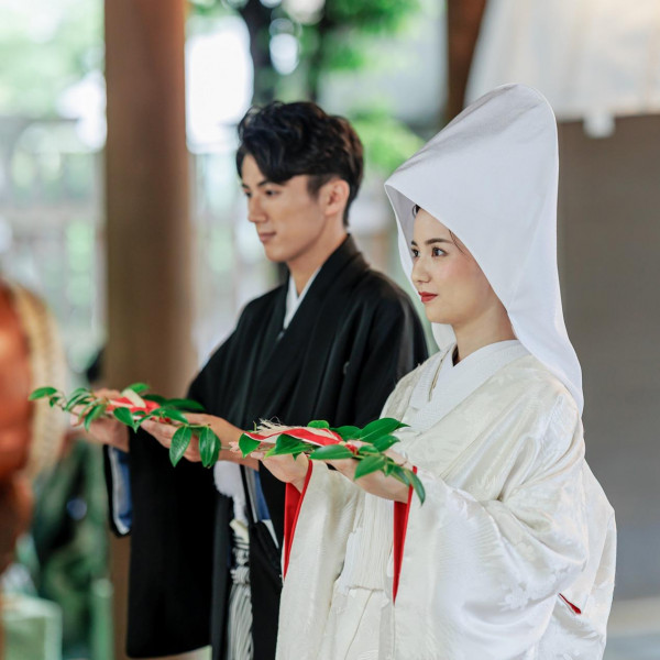 伊勢山皇大神宮×竹林×披露宴の本格神社式