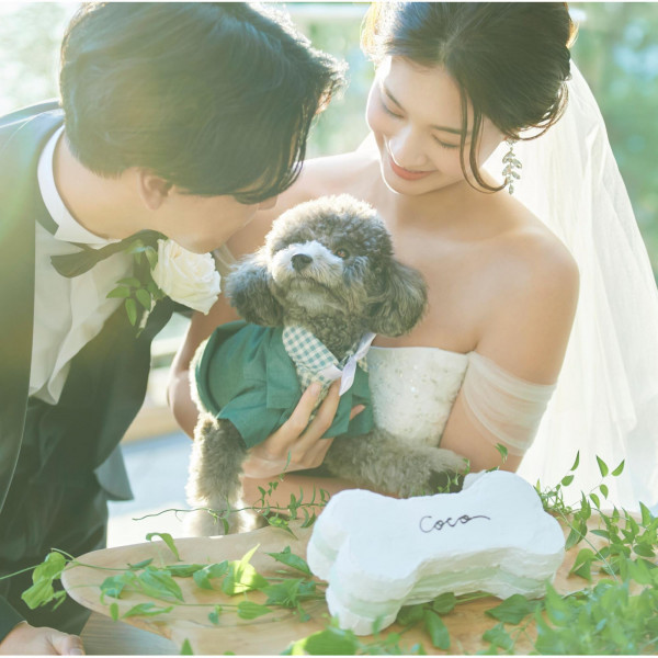 【大好評！ペットと一緒に結婚式】大聖堂チャペルでも！全天候型ガーデン付きの一軒家を貸切に＊*