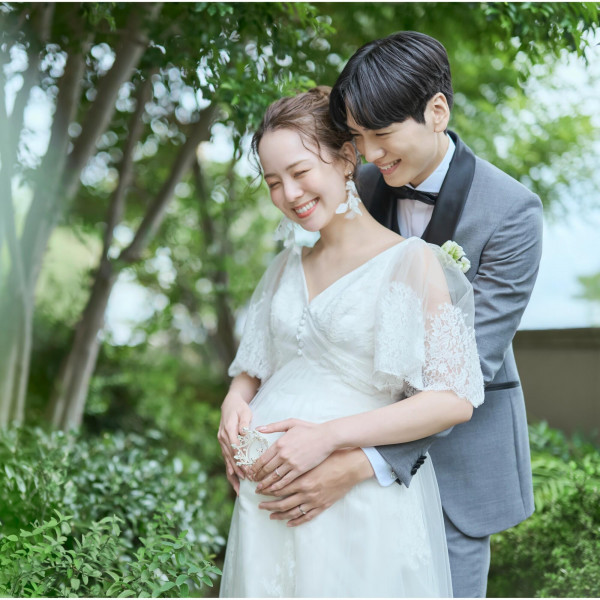 【マタニティウェディング】ご懐妊おめでとうございます！お腹の赤ちゃんと一緒に結婚式♪