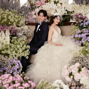 Flower wedding／花嫁を魅了する上質で華やかな世界観|ザ クラブ オブ エクセレントコーストの写真(36389888)