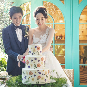 Flower Wedding／フラワーケーキ 最旬ケーキでフォトジェニックなシーンを演出|ザ クラブ オブ エクセレントコーストの写真(18835158)