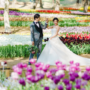 Flower Wedding／ロケーションフラワーフォト|ザ クラブ オブ エクセレントコーストの写真(18835228)