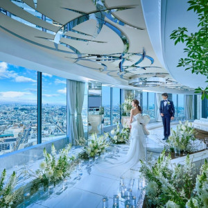 【豪華15大特典】天空チャペル感動挙式体験×ウエディングケーキ試食