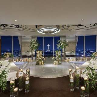 夜景がきらめくスカイチャペル×ナイトウエディングフェア＊*