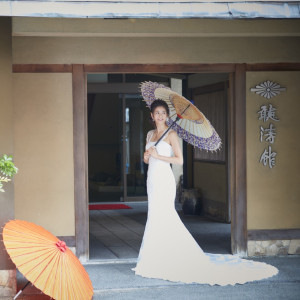 ドレスで和風スポットの撮影も|グランドホテル浜松の写真(1349413)