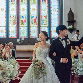 《独立型大聖堂★挙式＆ドレス無料》千葉料理1位黒毛牛コース×ドレス試着