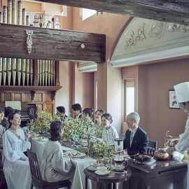 【少人数10名貸切OK】大聖堂挙式×黒毛牛試食◆10名様70万円プラン