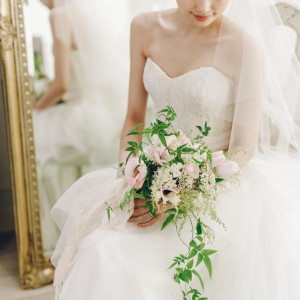 #ヘアメイクリハーサル #ドレスに合わせてヘアスタイルもお洒落に楽しめる|ST.MARGARET WEDDING（セント・マーガレット ウエディング）の写真(1456023)
