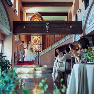 2フロア吹き抜けの開放感を活かしたこだわりの設計|ST.MARGARET WEDDING（セント・マーガレット ウエディング）の写真(44049179)