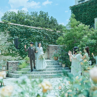 プライベートガーデンでアフターセレモニーやウエルカムパーティを！