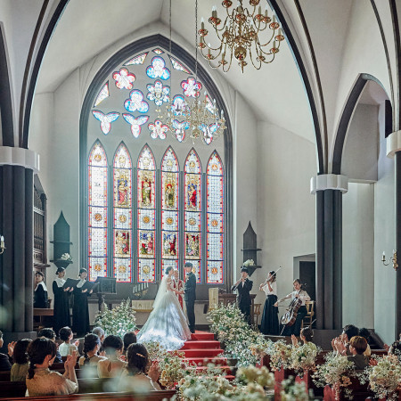 10名もの音楽家が奏でる「音楽挙式」はセント・マーガレット ウエディングならではの価値ある時間に