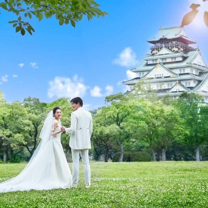 M-Premier 若草色 結婚式 ドレス-